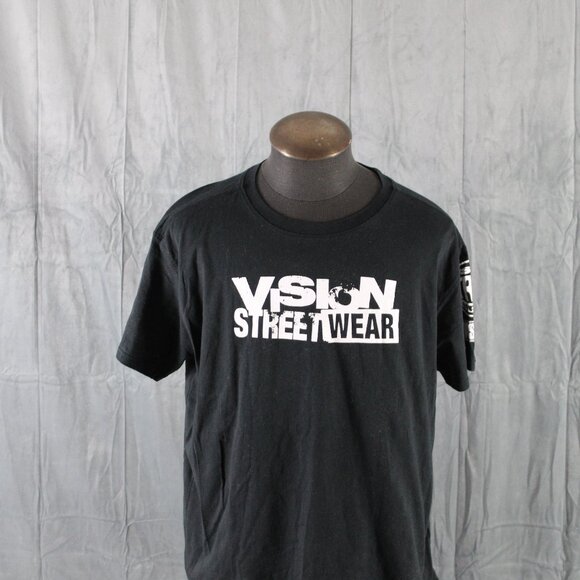 Vision Steet Wear Shirt - Multi Logo Graphic - Men's Extra-Large - Picture 1 of 10